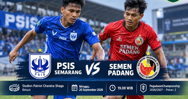 PSIS Ditantang Semen Padang, Mahesa Jenar Bidik Kemenangan Beruntun
